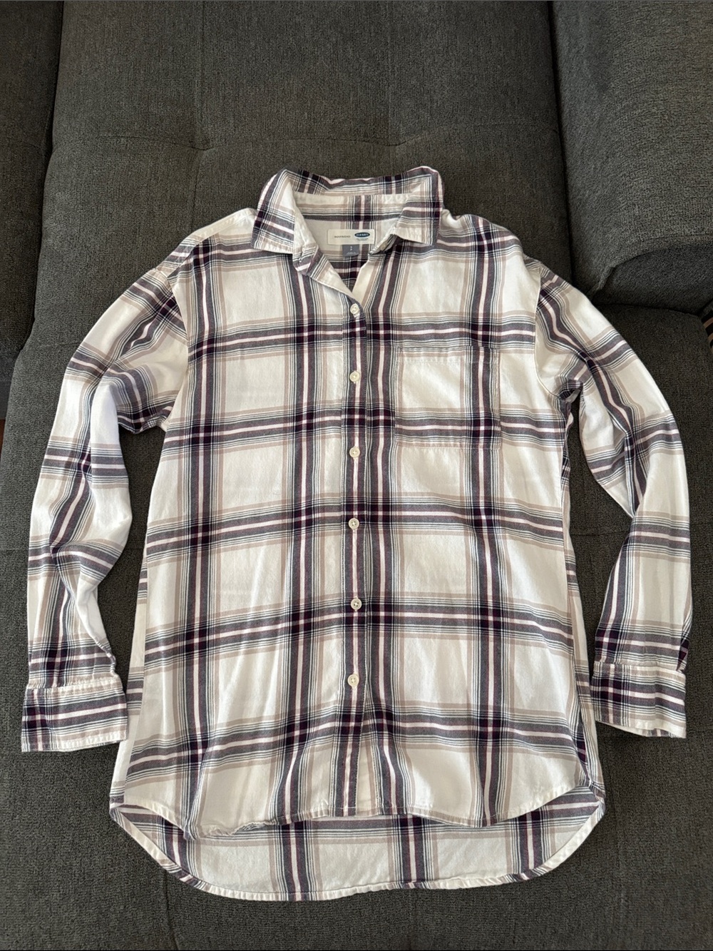 Old Navy ‘Boyfriend’ Flannel Button-Down Shirt